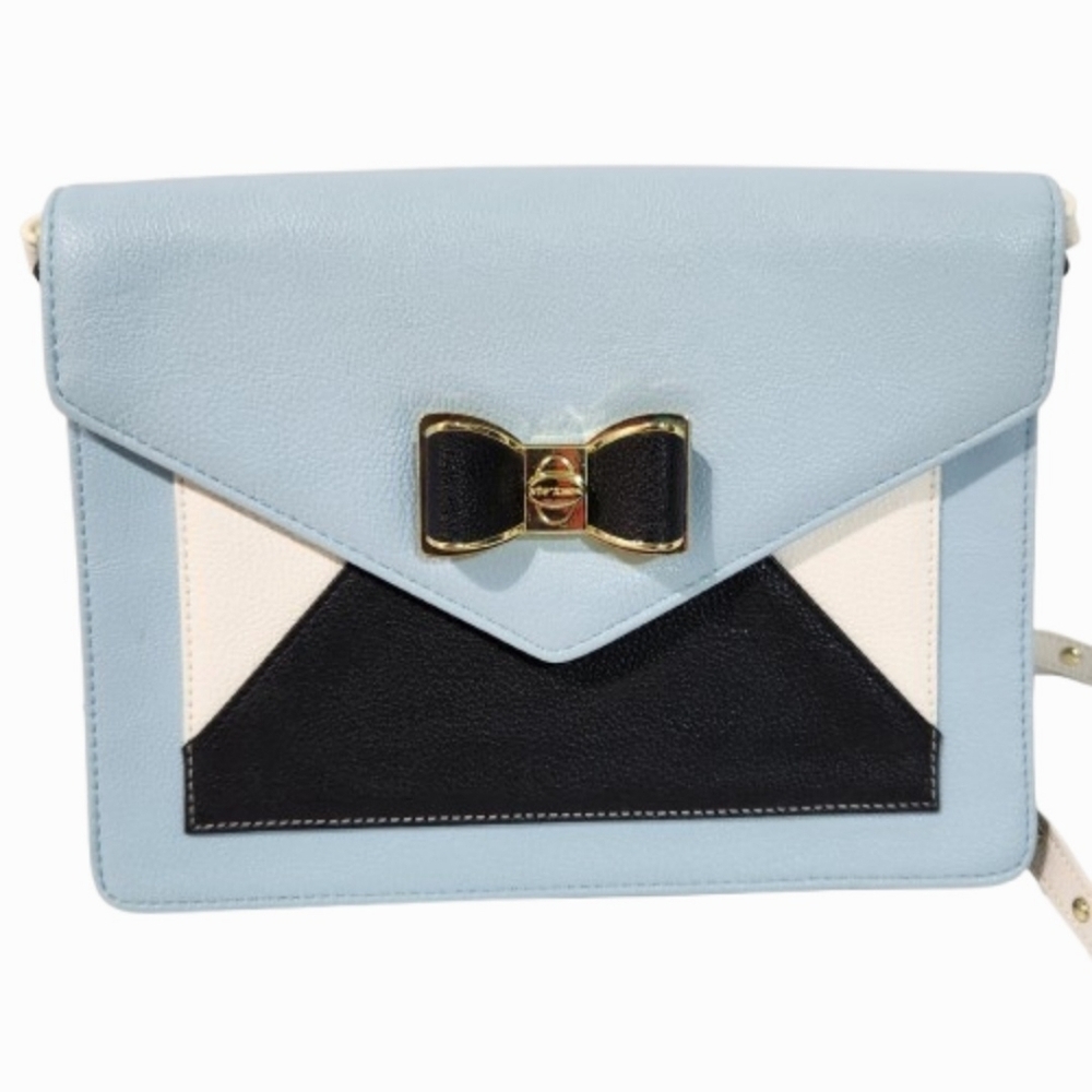 Betsey Johnson Crossbody Evening Shoulder Bag Bow Envelope Purse